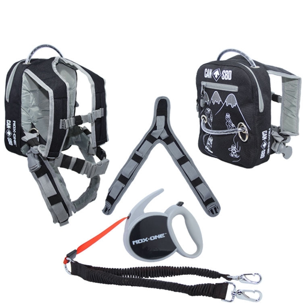 MDXONE The One Harness Canada Snowboard Backpack and Leash Kids